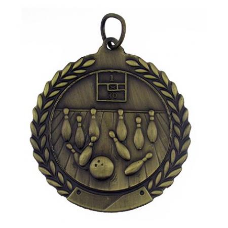 Bowling Medal - Engravable 