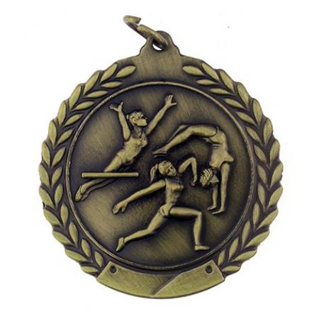 Gymnastics Medal - Female - Engravable