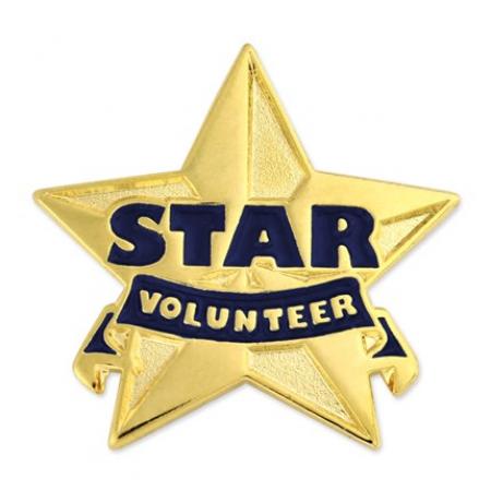 Star Volunteer Pin 