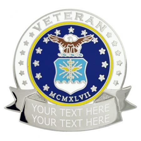 Air Force Veteran Pin - Engravable