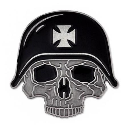Biker Skull with Helmet Pin