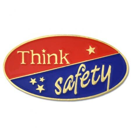 Think Safety Lapel Pin