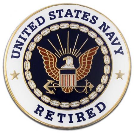 U.S. Navy Retired Pin 