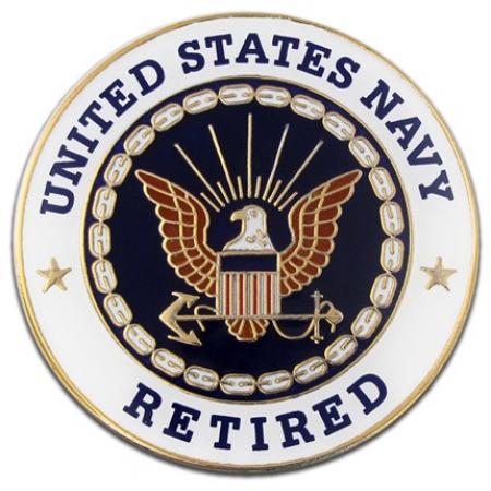 U.S. Navy Retired Pin