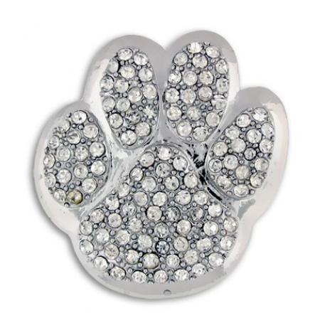 Rhinestone Paw Pin