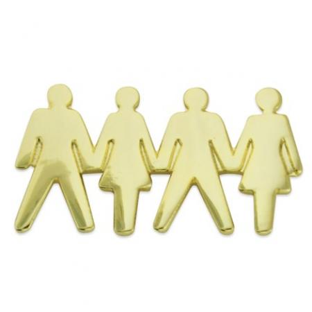 Teamwork People Pin