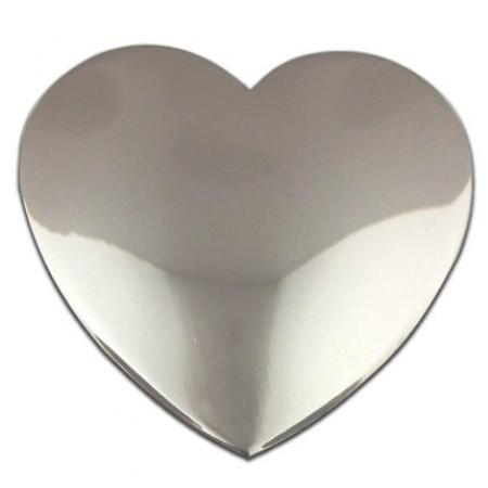 Silver Heart Lapel Pin 