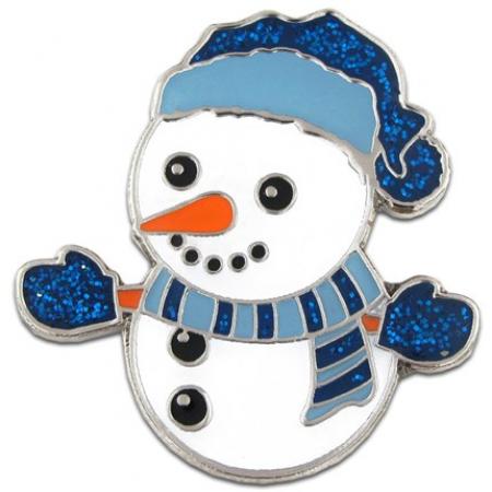 Holiday Snowman Pin