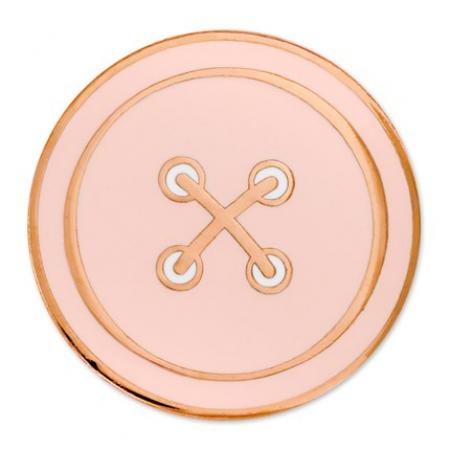 Pink Button Pin Magnetic Back 