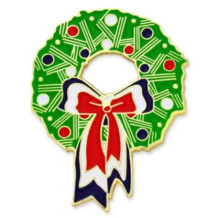 Christmas Wreath Pin 