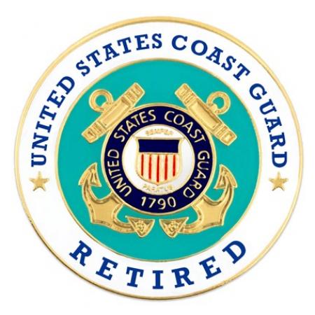 U.S. Coast Guard Retired Pin