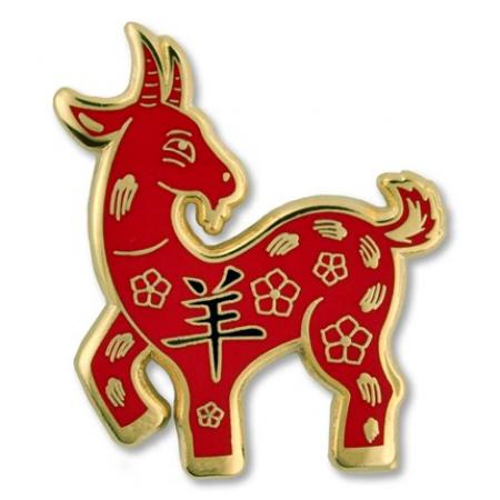 Chinese Zodiac Pin - Year of the Goat 