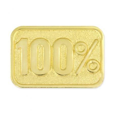 100% Lapel Pin Magnetic Back
