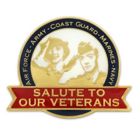 Salute Our Veterans Pin 