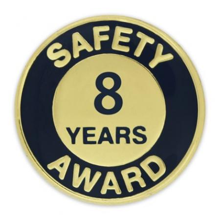 Safety Award Pin - 8 Years