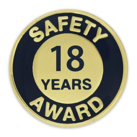 Safety Award Pin - 18 Years