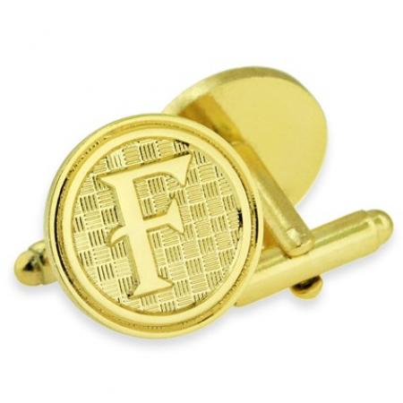 Letter F Cufflink Set
