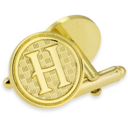 Letter H Cufflink Set