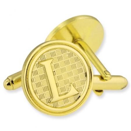 Letter L Cufflink Set