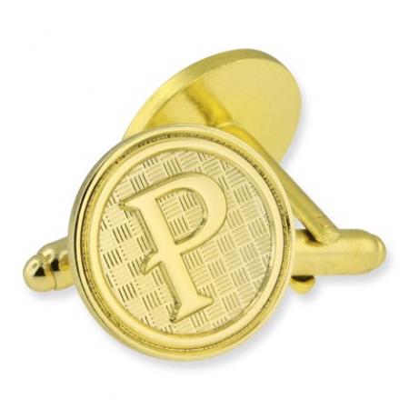 Letter P Cufflink Set