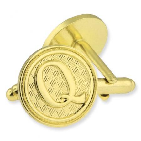 Letter Q Cufflink Set