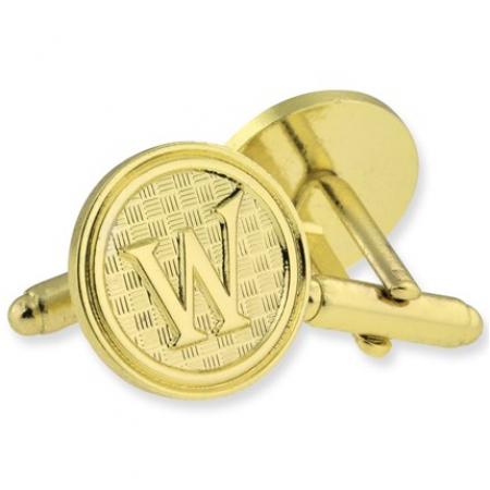 Letter W Cufflink Set 