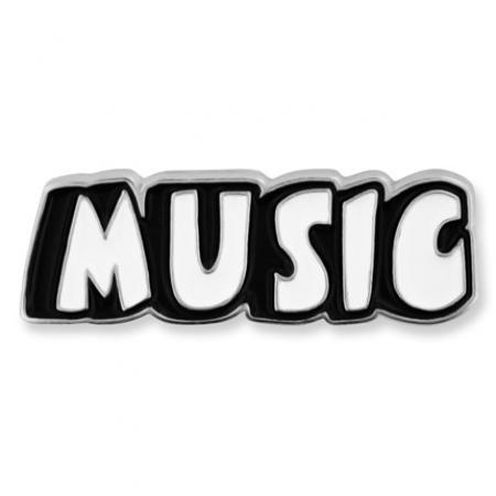 Music Word School Pin