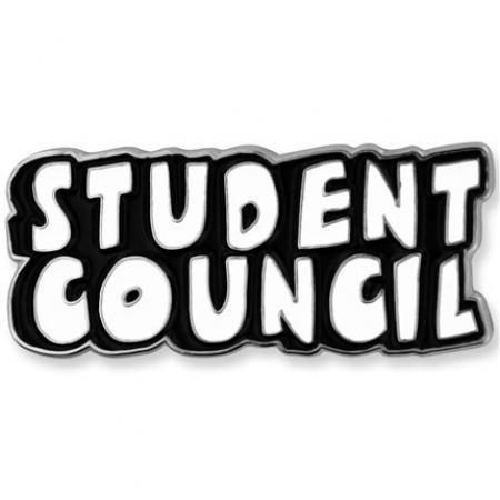 Student Council Word School Pin