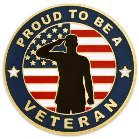 Made in the U.S.A. Veteran Pin