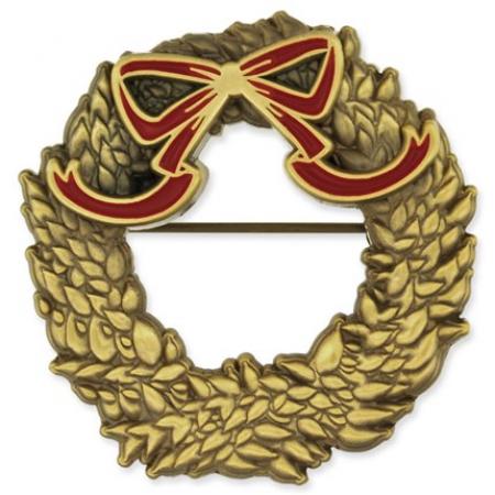 Holiday Wreath Pin
