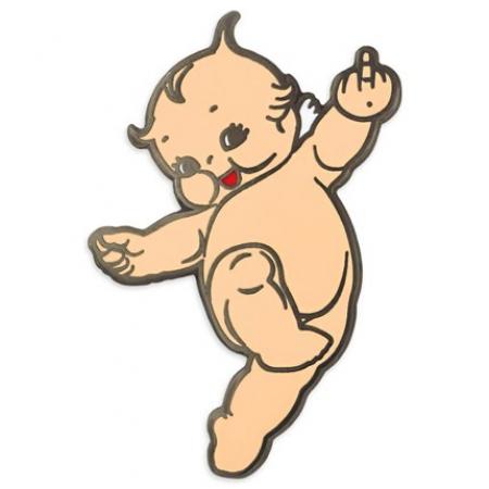 Naughty Kewpie Doll Pin