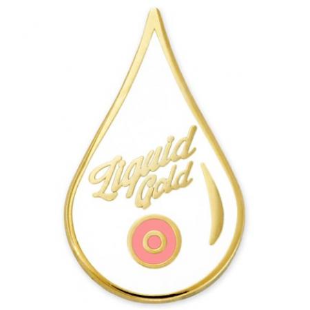 Liquid Gold Lapel Pin