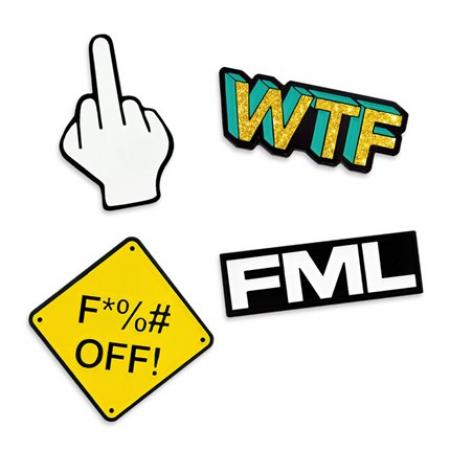 F*%# Off 4-Pin Set
