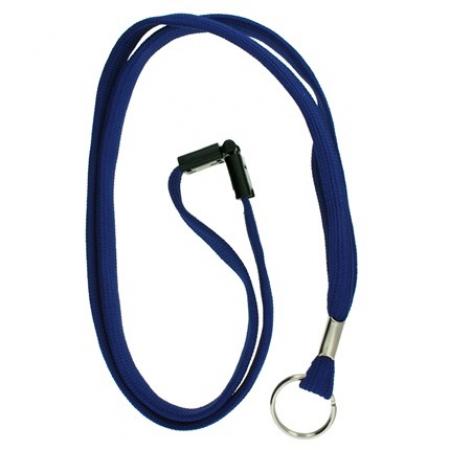 Tube Lanyard with Split Key Ring and Breakaway