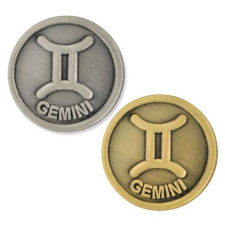 Gemini Zodiac Pin 