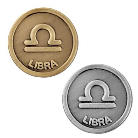 Libra Zodiac Pin 