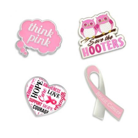 Think Pink 4-Pin Set