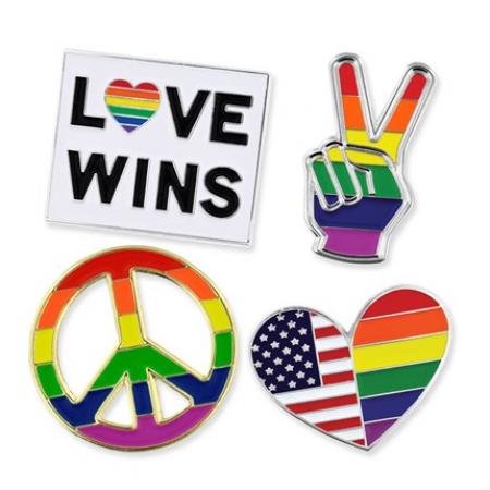 Rainbow Pride 4-Pin Set