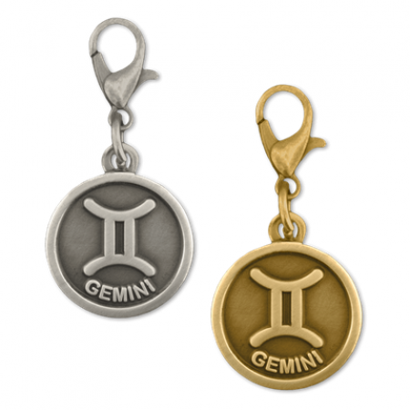 Gemini Zodiac Charm 