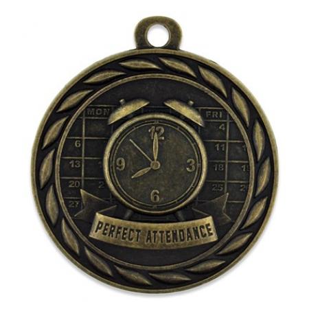 Perfect Attendance Medal - Engravable