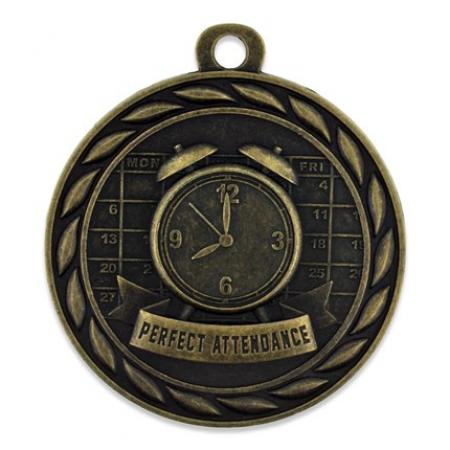 Perfect Attendance Medal - Engravable 