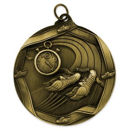 Track Sports Medal - Engravable 