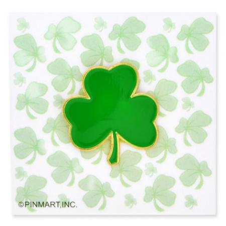 Shamrock Presentation Pin and Card