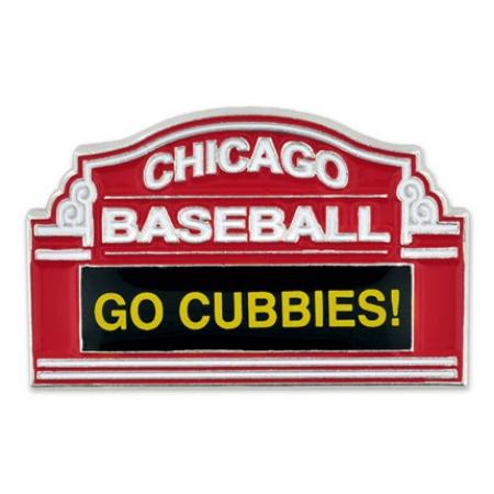 Chicago Baseball Marquee Pin 