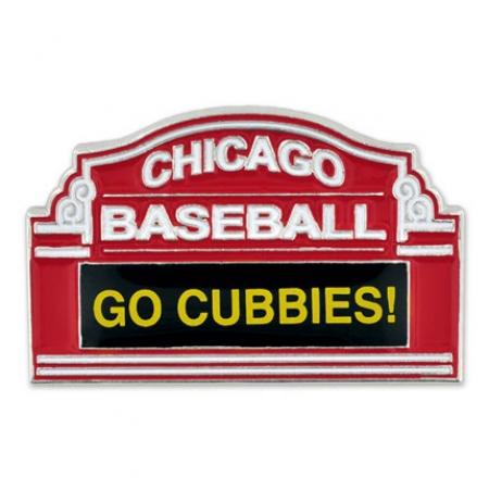 Chicago Baseball Marquee Pin