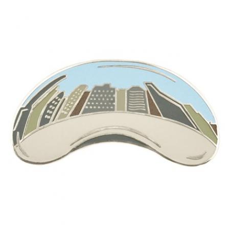 Chicago Bean Pin