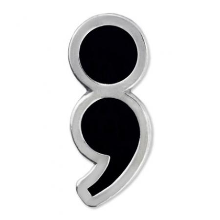 Semicolon Pin
