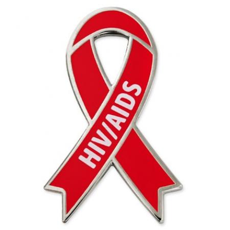 Awareness Ribbon Pin - HIV/AIDS 