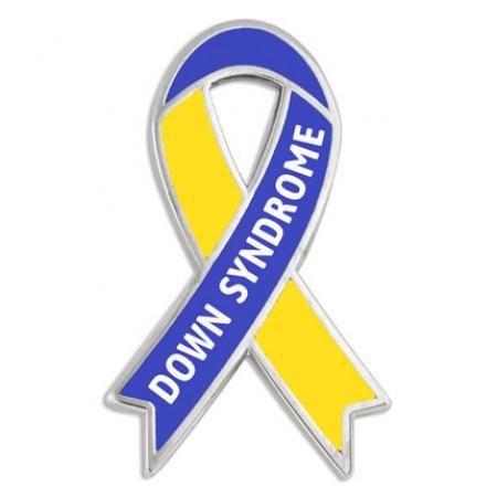 Awareness Ribbon Pin - Down Syndrome