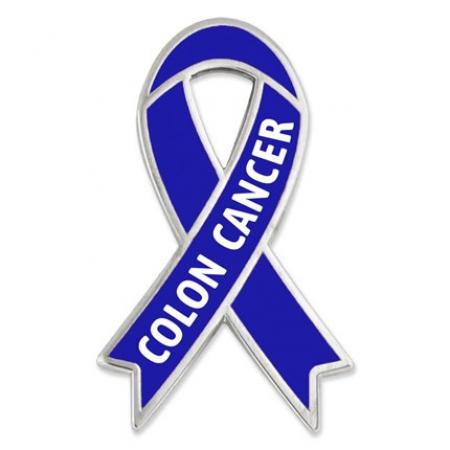 Awareness Ribbon Pin - Colon Cancer 